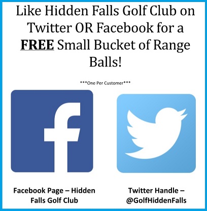 Specials Hidden Falls Golf Club